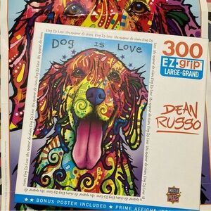 300 piece Dog Is Love jigsaw puzzle Dean Russo